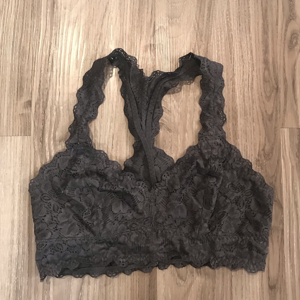 Grey Lace Bralette
